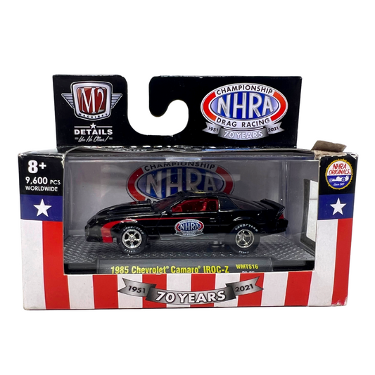 M2 Machines NHRA Drag Racing 1985 Chevrolet Camaro Iroc-Z 1:64 Diecast