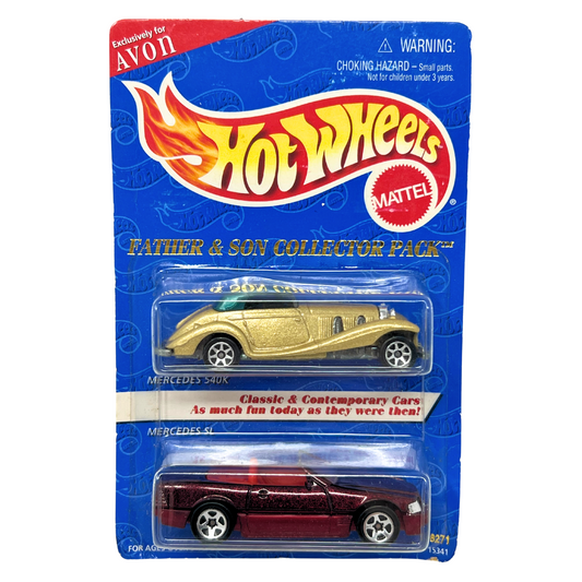 Hot Wheels Mercedes Father & Son Collector Pack Avon Exclusive 1:64 Diecast