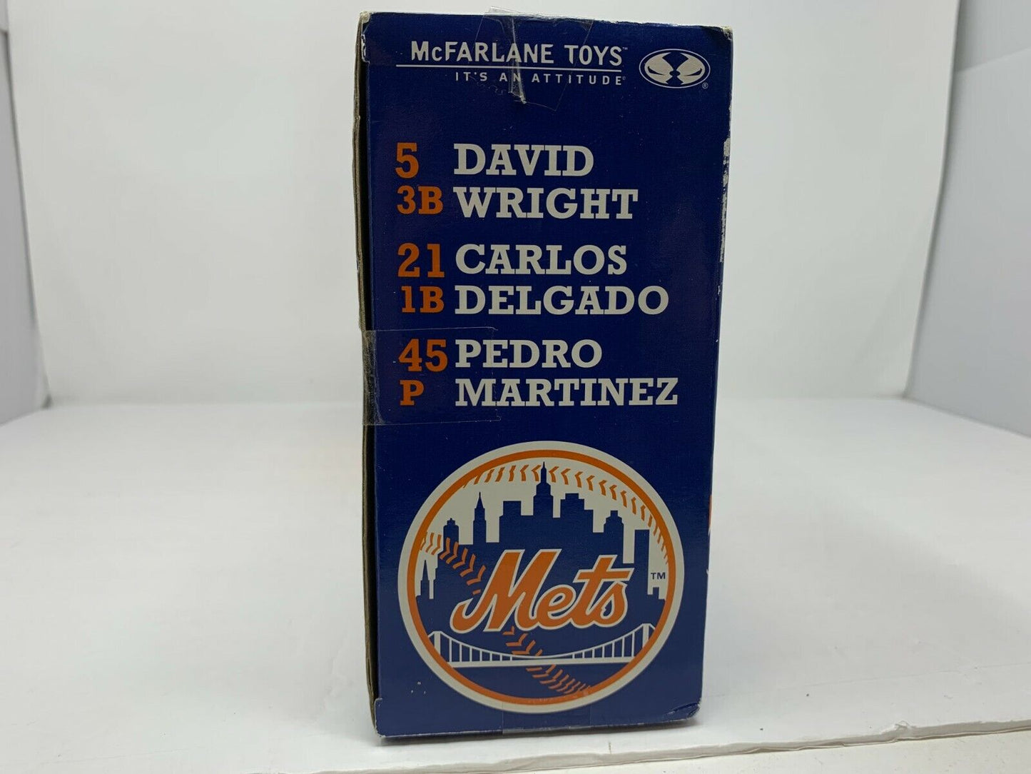 Mcfarlane MLB New York Mets David Wright & Pedro Martinez & Carlos Delgado