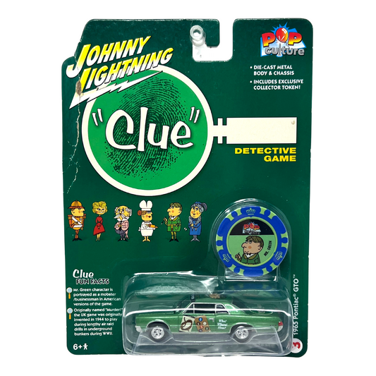 Johnny Lightning Clue Detective Game 1965 Pontiac GTO 1:64 Diecast