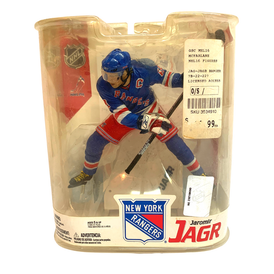 Mcfarlane NHL Jaromir Jagr New York Rangers Blue Jersey Series 16 Figure