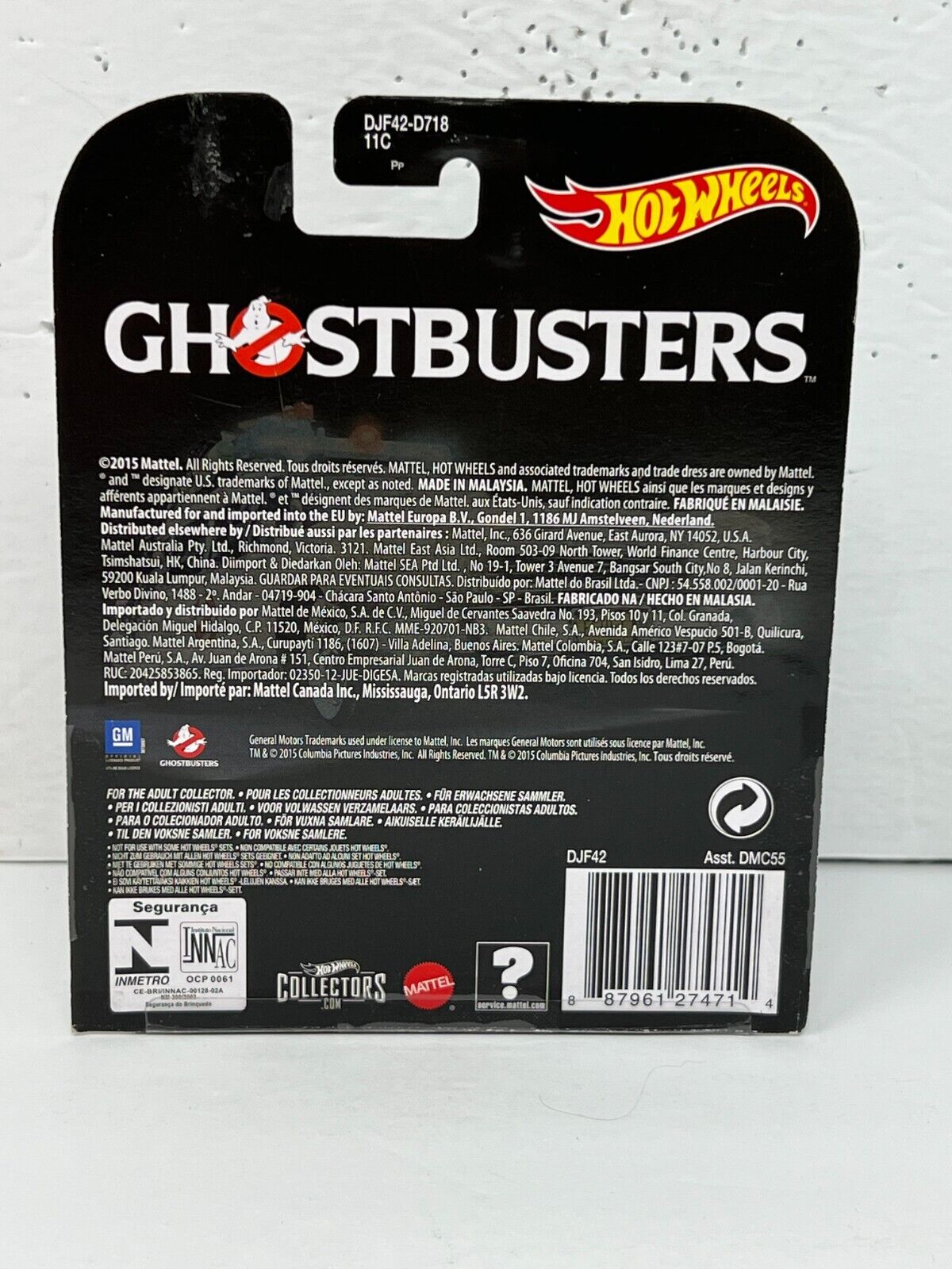 Hot Wheels Retro Entertainment Ghostbusters Ecto-1 1:64 Diecast