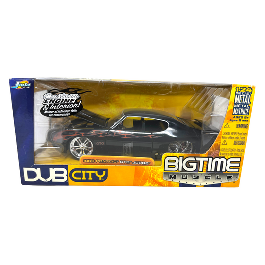 Jada Dub City Bigtime Muscle 1969 Pontiac GTO Judge 1:24 Diecast