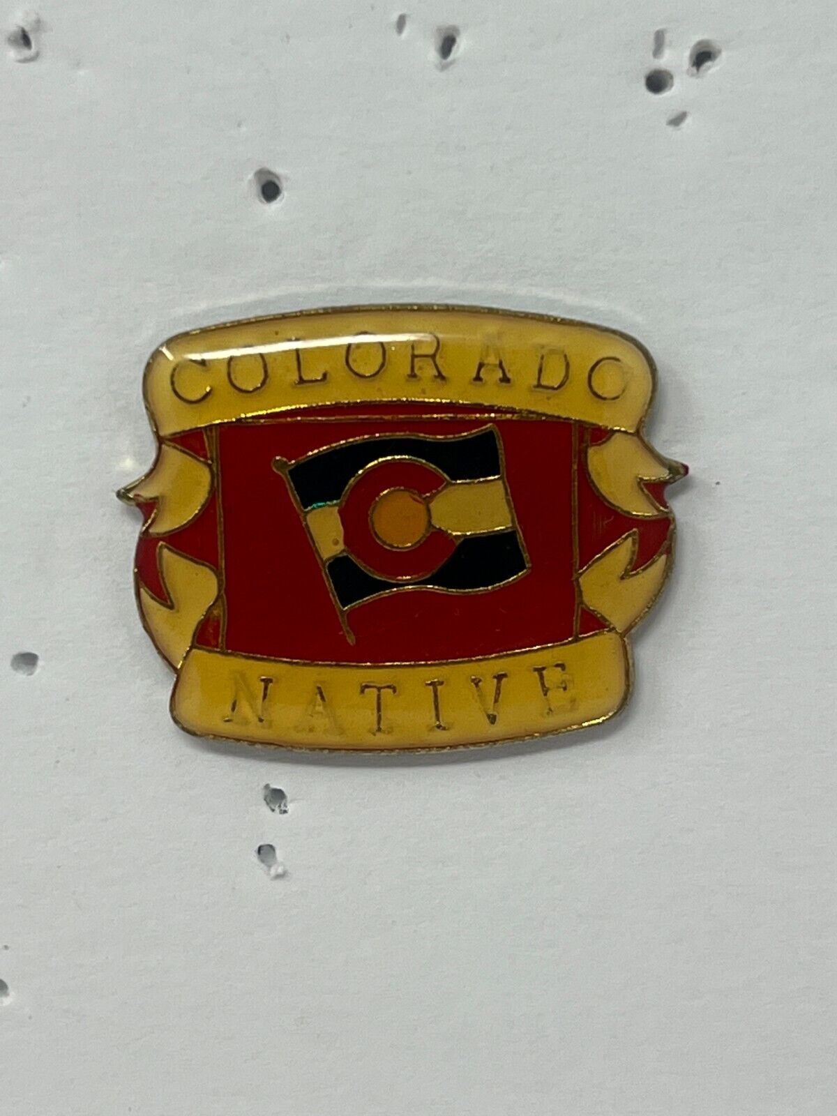 Colorado Native State Flag Cities & States Lapel Pin P1
