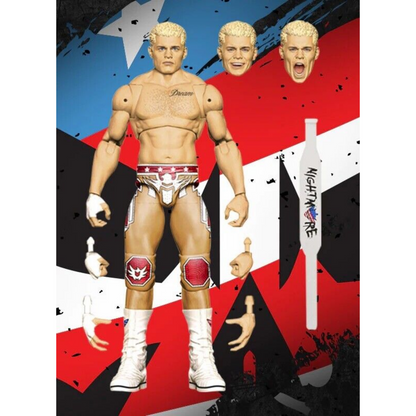 WWE Cody Rhodes Ultimate Edition American Nightmare Mattel Action Figure Mattel Toys