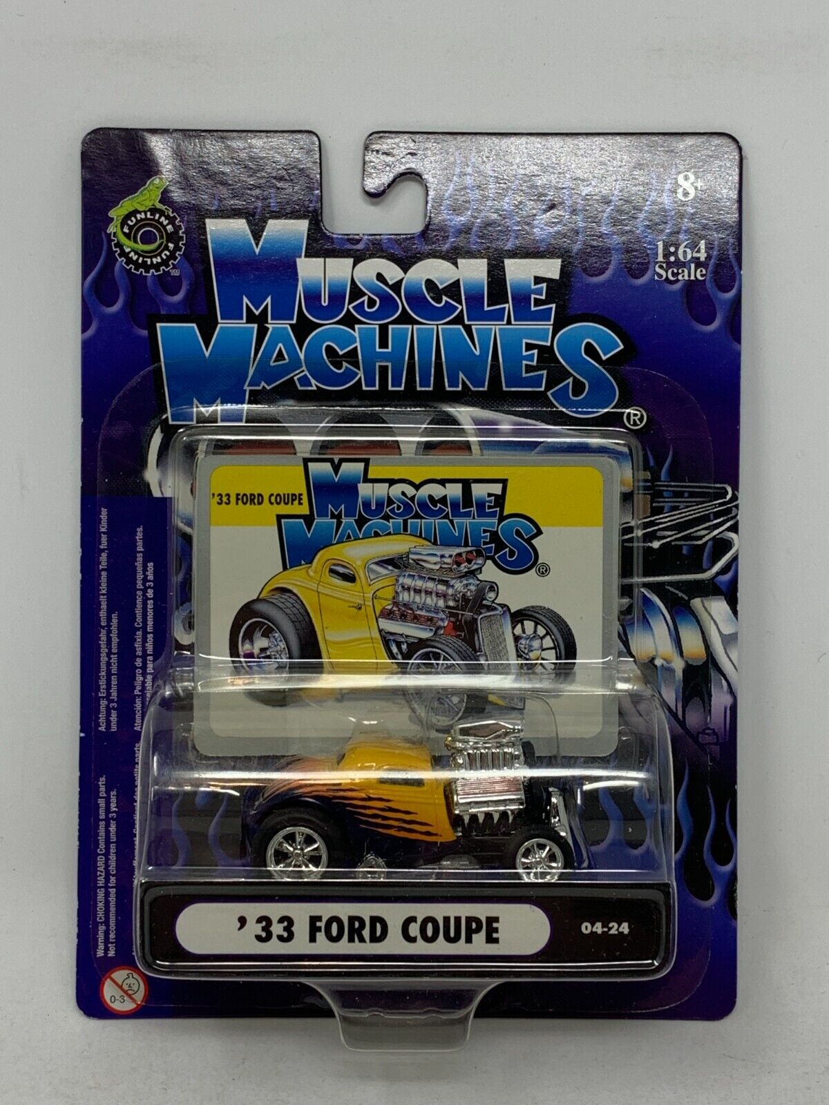 Muscle Machines '33 Ford Coupe 1:64 Diecast