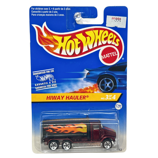 Hot Wheels Hiway Hauler Truck 1:64 Diecast Blue Card