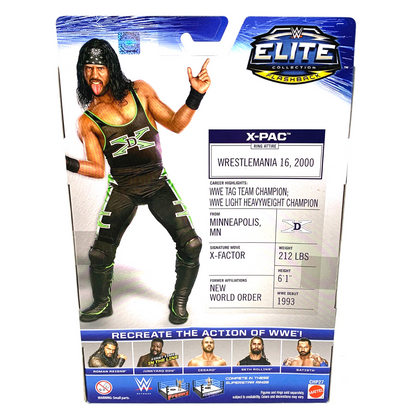 WWE X-Pac Elite Collection Series 33 Wrestling Action Figure