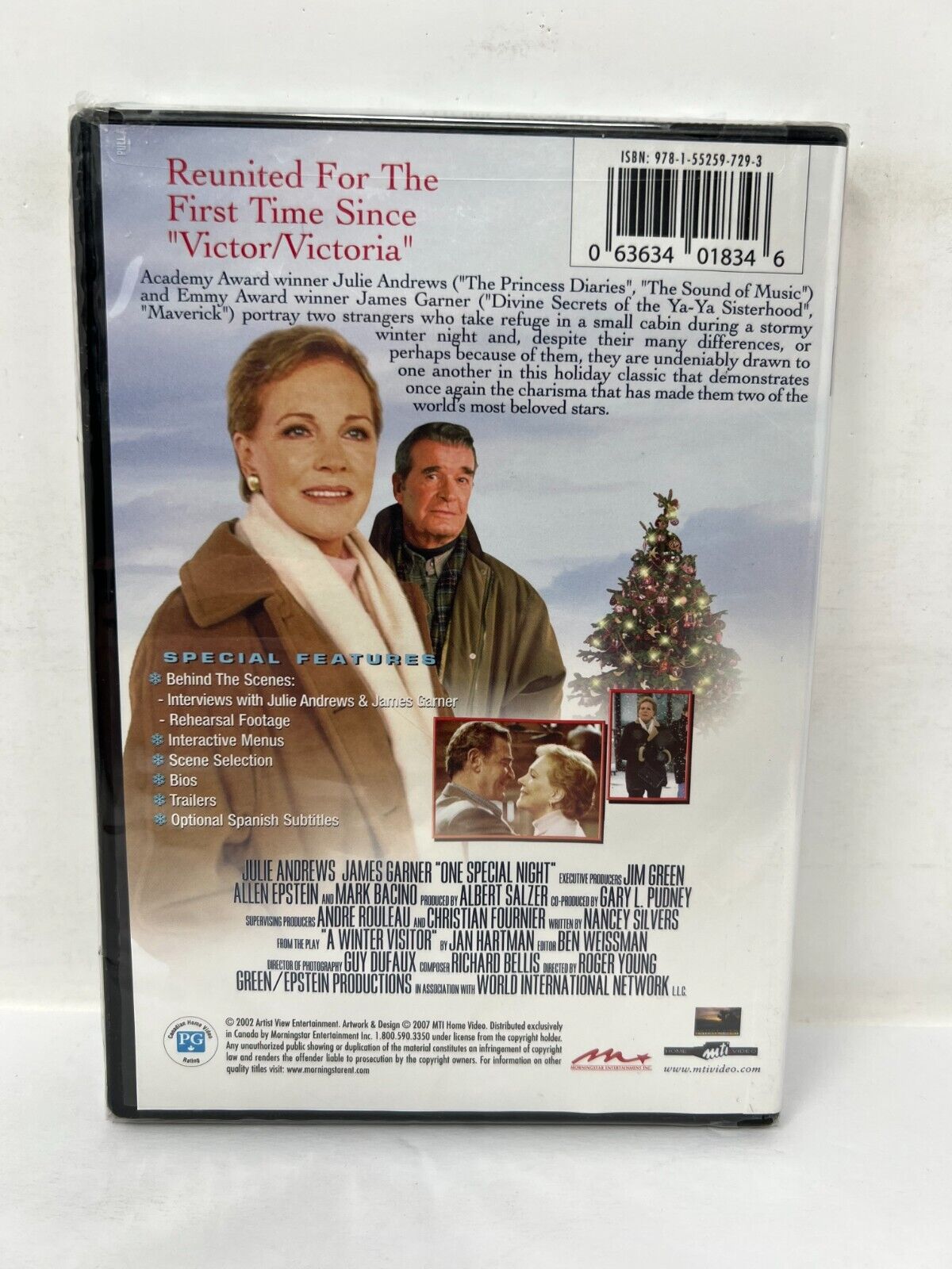 One Special Night (DVD, 2007) James Garner Julie Andrews Christmas Movie Sealed!