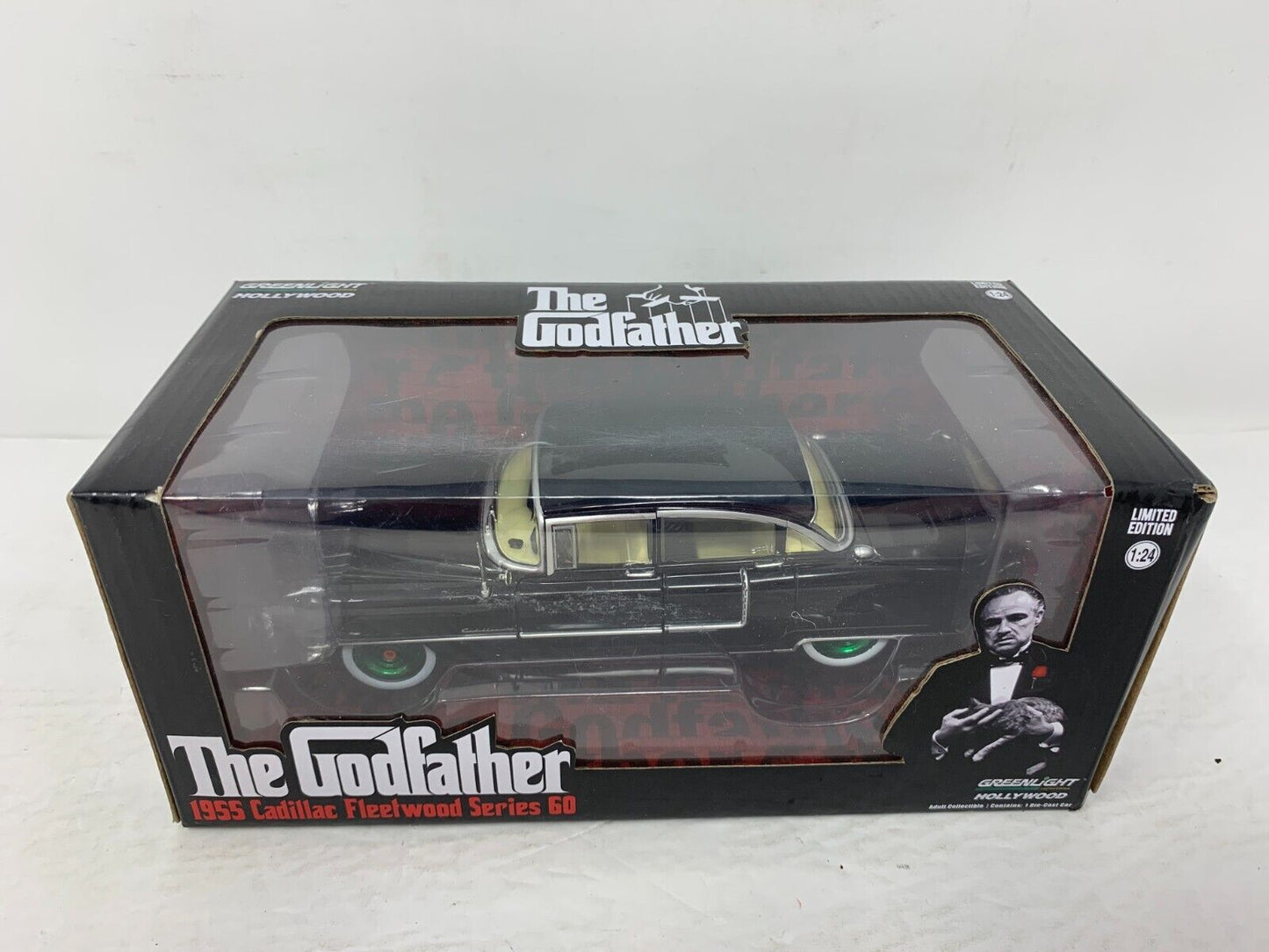 Greenlight Hollywood The Godfather 1955 Cadillac Green Machine 1:24 Diecast