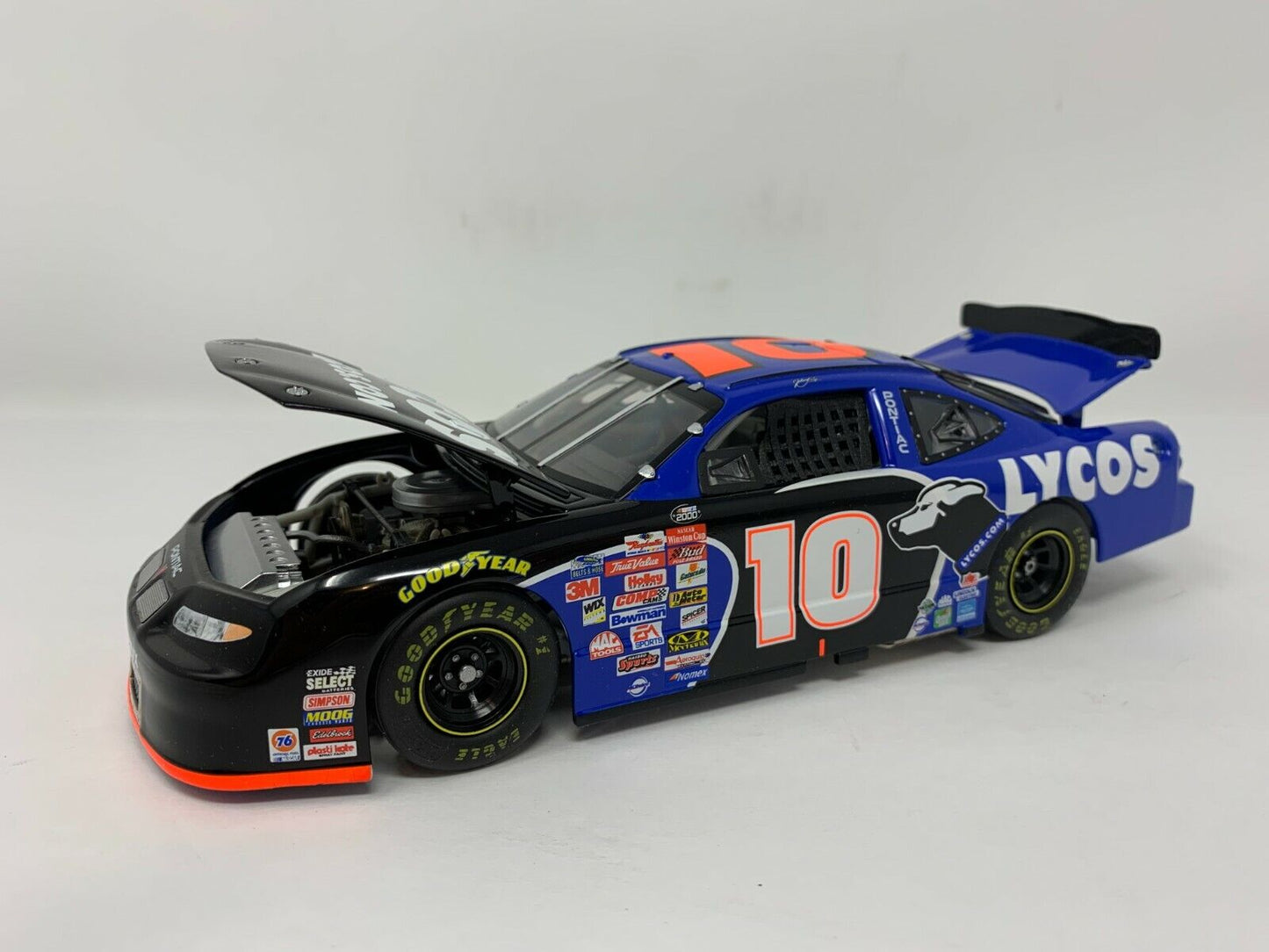 Team Caliber Preferred Nascar #10 Johnny Benson Lycos 2000 Pontiac 1:24 Diecast