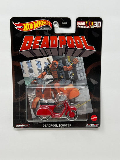 Hot Wheels Marvel Deadpool Pop Culture Real Riders 1:64 Diecast 3 Pack