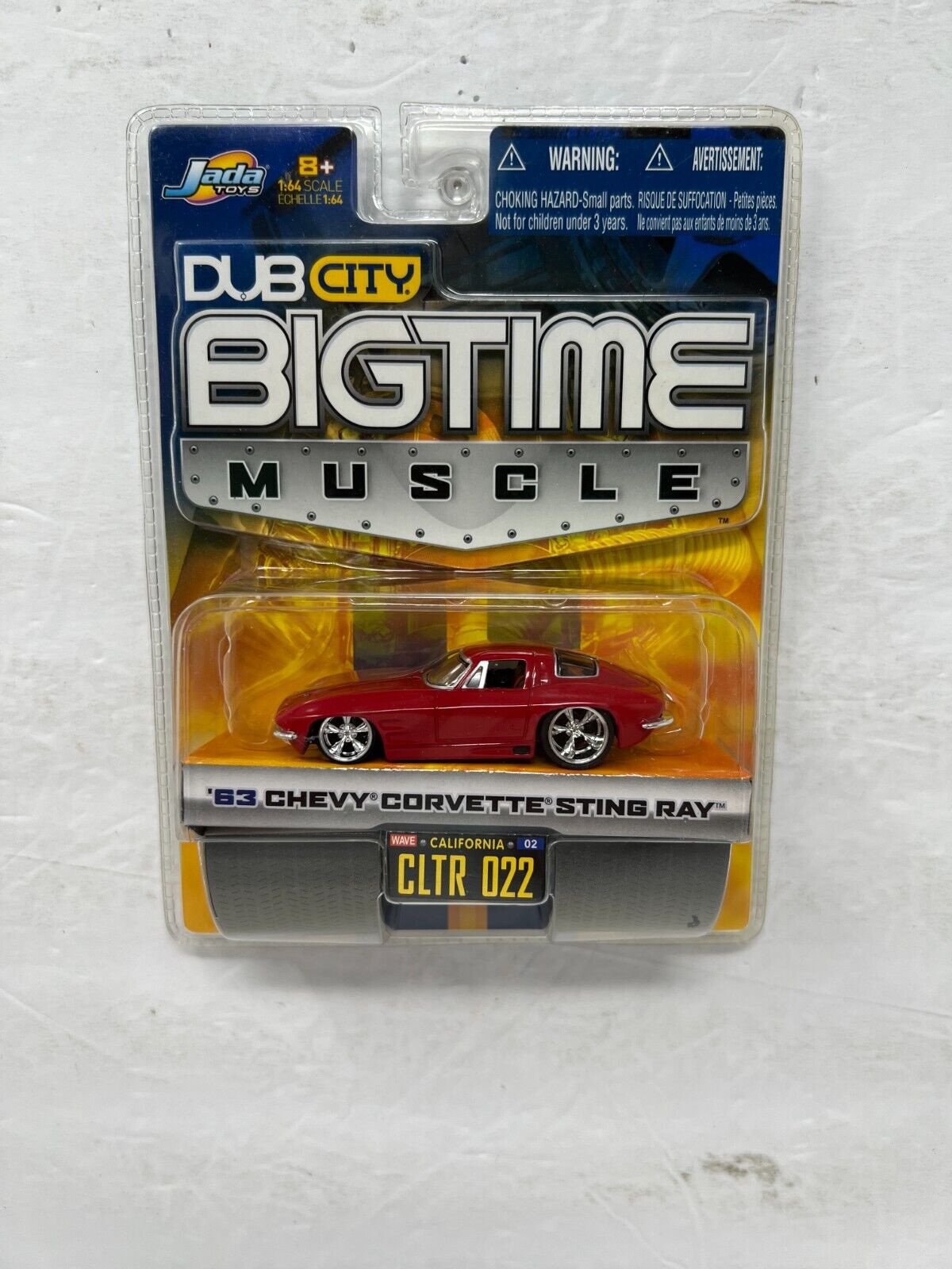 Jada Dub City Bigtime Muscle '63 Chevy Corvette Sting Ray 1:64 Diecast