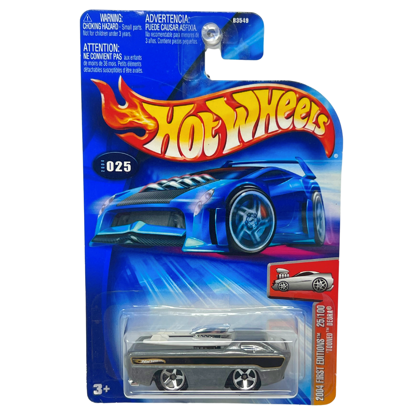 Hot Wheels 2004 First Editions Zamac Tooned Deora 1:64 Diecast