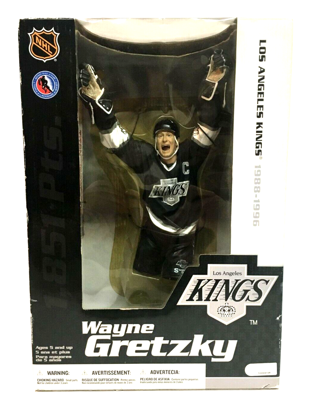 Mcfarlane NHL Legends 12" inch Wayne Gretzky Los Angeles Kings Black Jersey