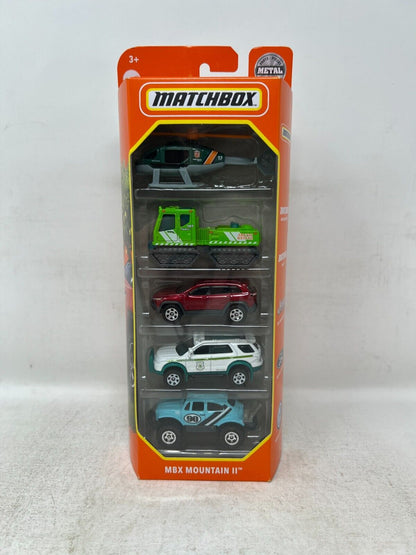 Matchbox 2021 MBX Mountain II 5-Pack 1:64 Diecast