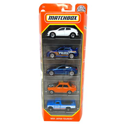 Matchbox 2021 MBX Japan Tourers 5-Pack 1:64 Diecast