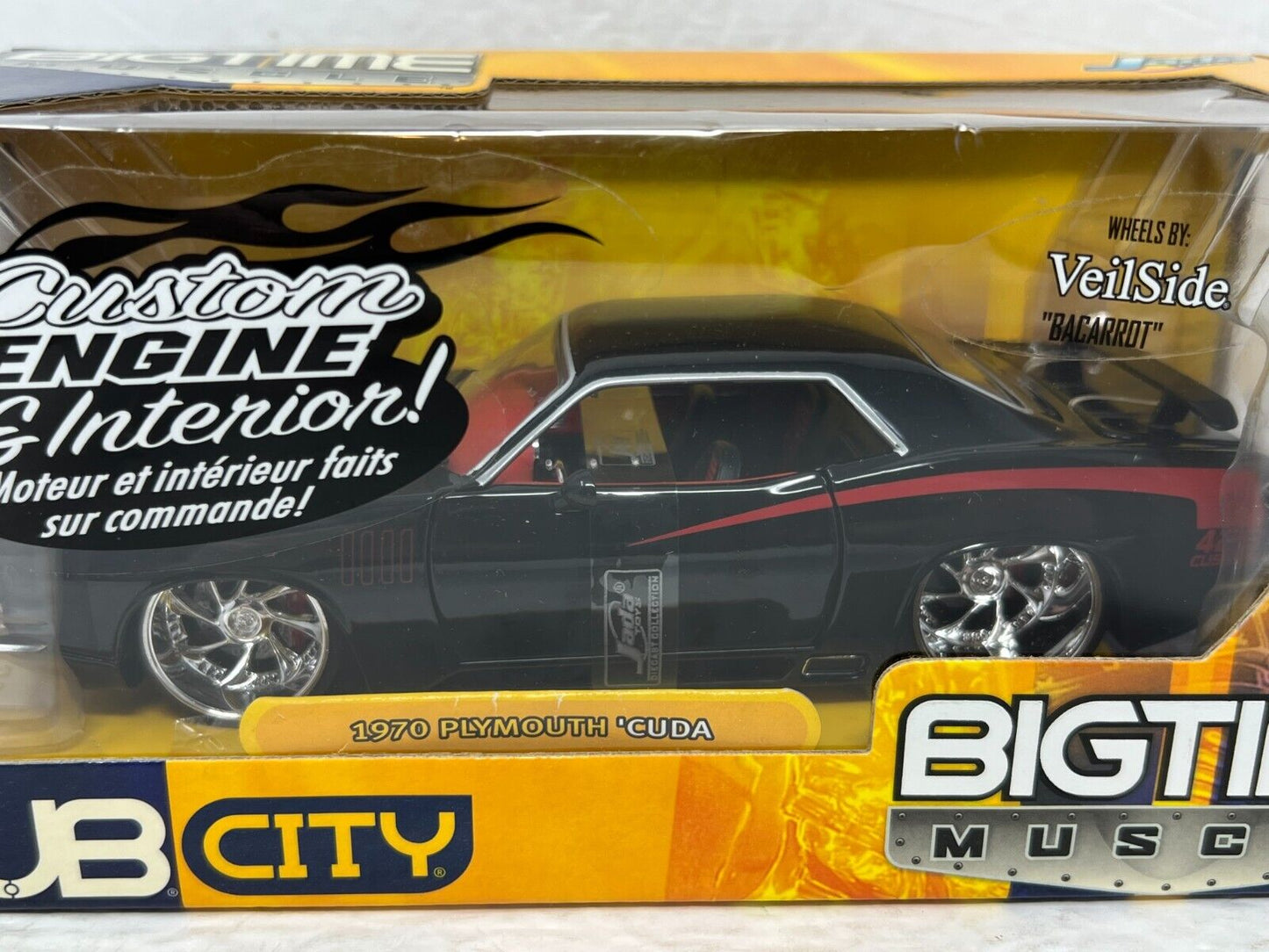 Jada Dub City Bigtime Muscle 1970 Plymouth 'Cuda 1:24 Diecast