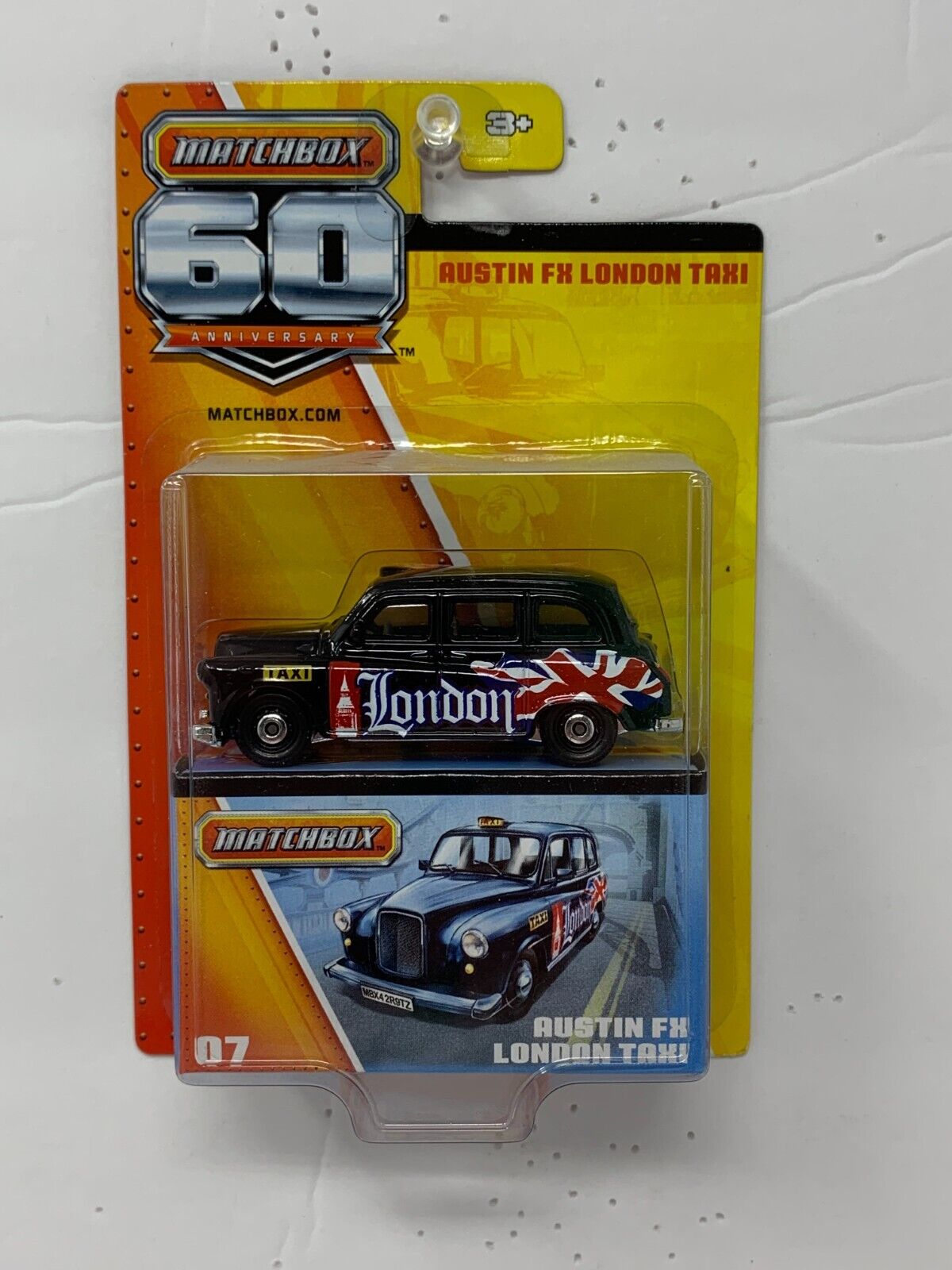 Matchbox 60th Anniversary Austin FX London Taxi 1:64 Diecast