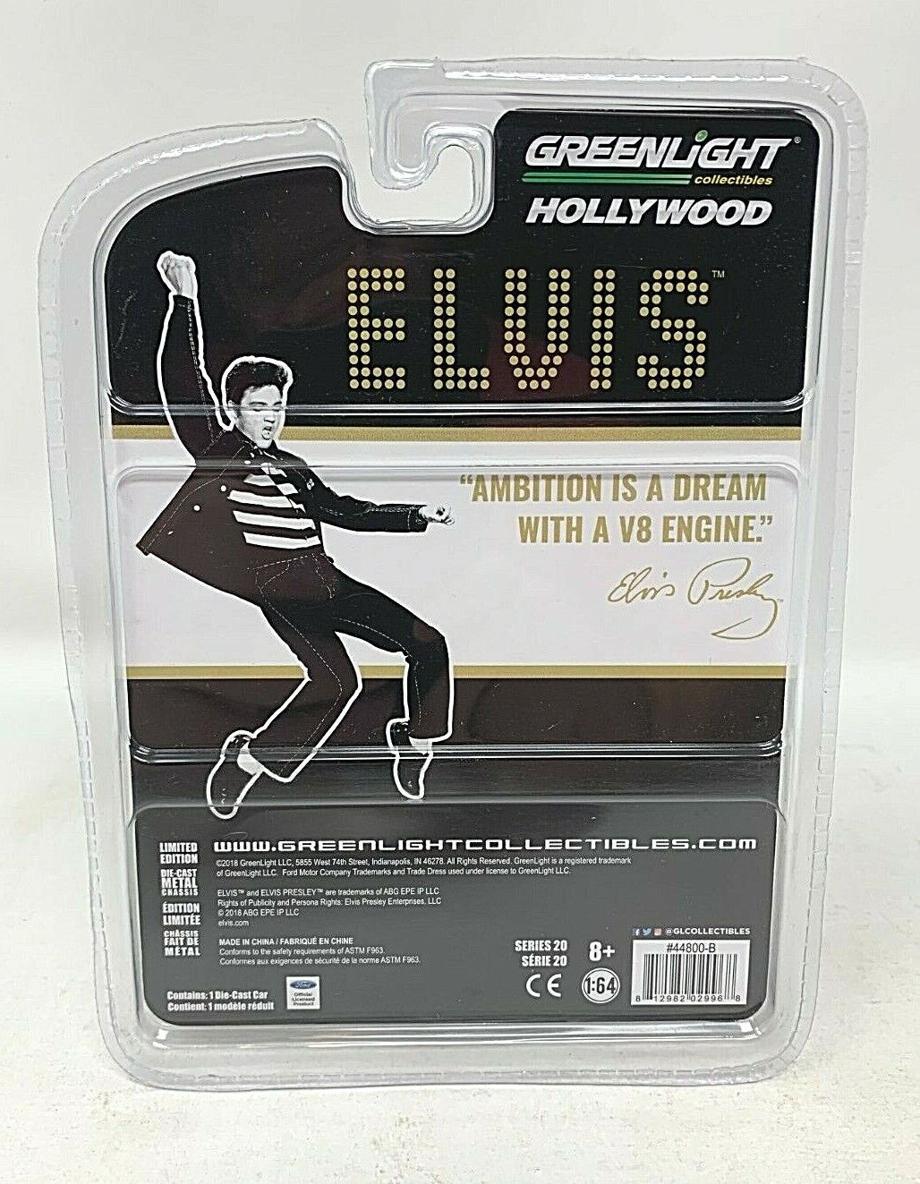 Greenlight Hollywood Series 20 Elvis 1954 Ford F-100 1:64 Diecast