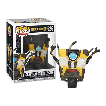 Funko Pop! Games Borderlands 3 #526 Claptrap (Distressed) Vinyl Figure Vaulted