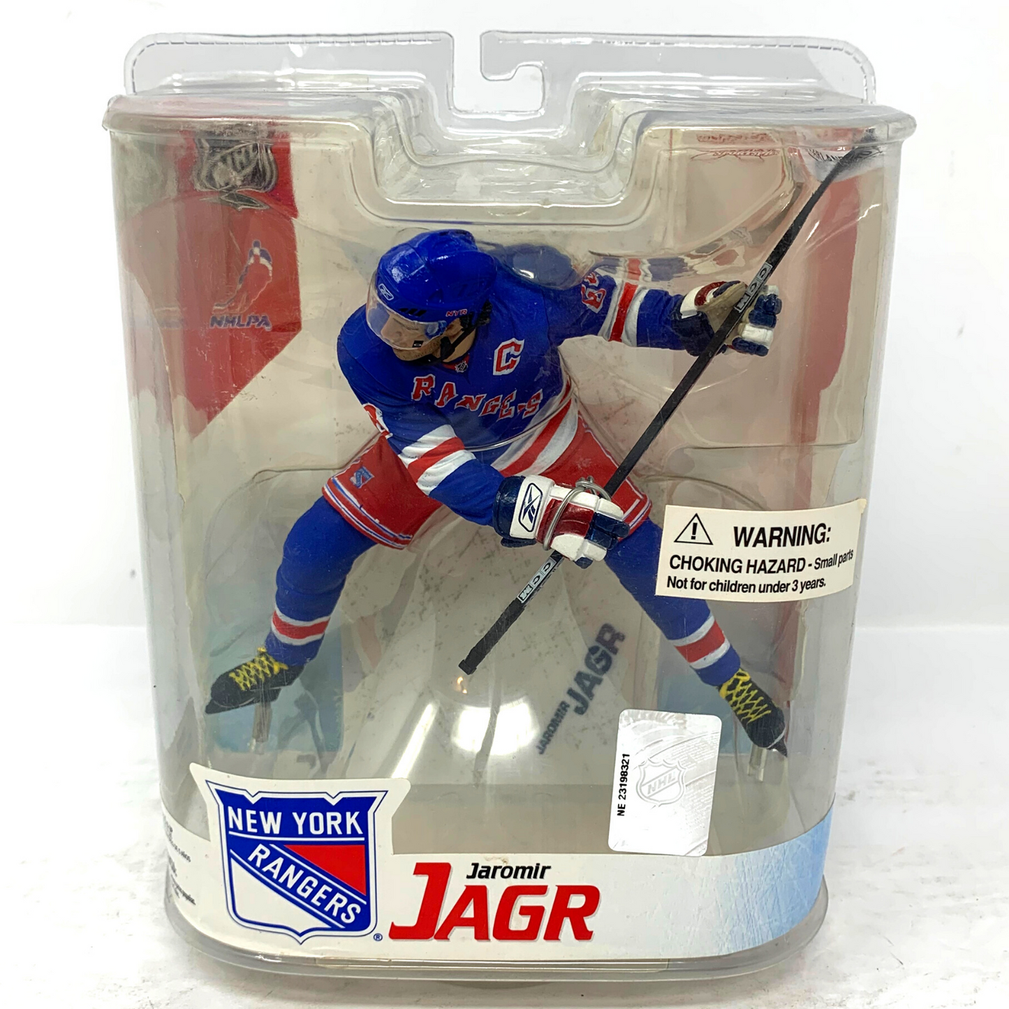 Mcfarlane NHL Jaromir Jagr New York Rangers Blue Jersey Series 16 Figure