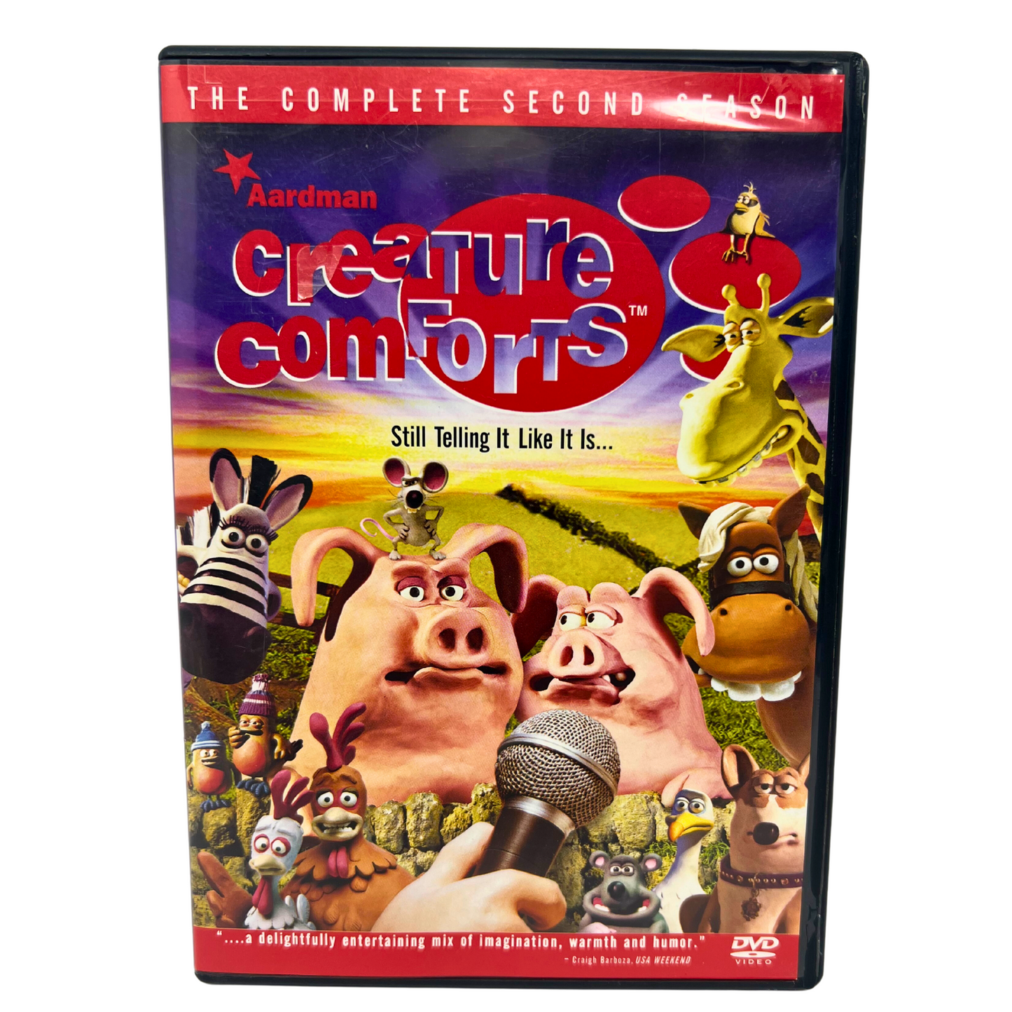 Creature Comforts: Season 2 (DVD, 2006) Comedy Kids Cartoon Good Condition!!!