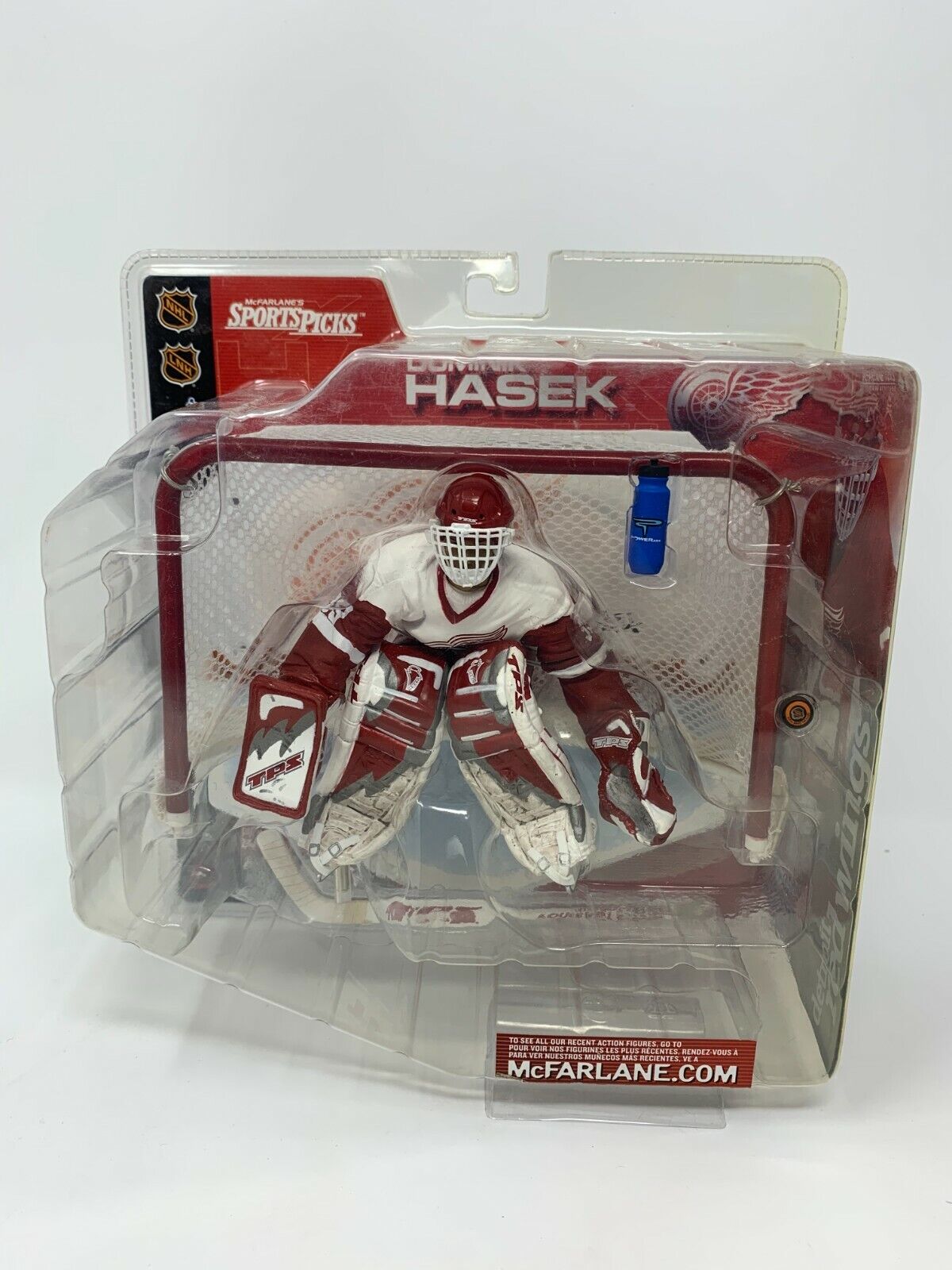 Mcfarlane NHL Dominik Hasek Detroit Red Wings White Jersey Series 2 Figure