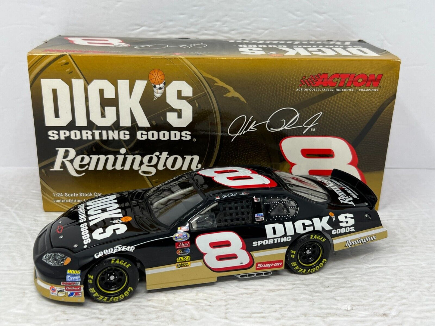 Action Nascar #8 Hank Parker Jr. Remington Dick's 2003 Monte Carlo 1:24 Diecast