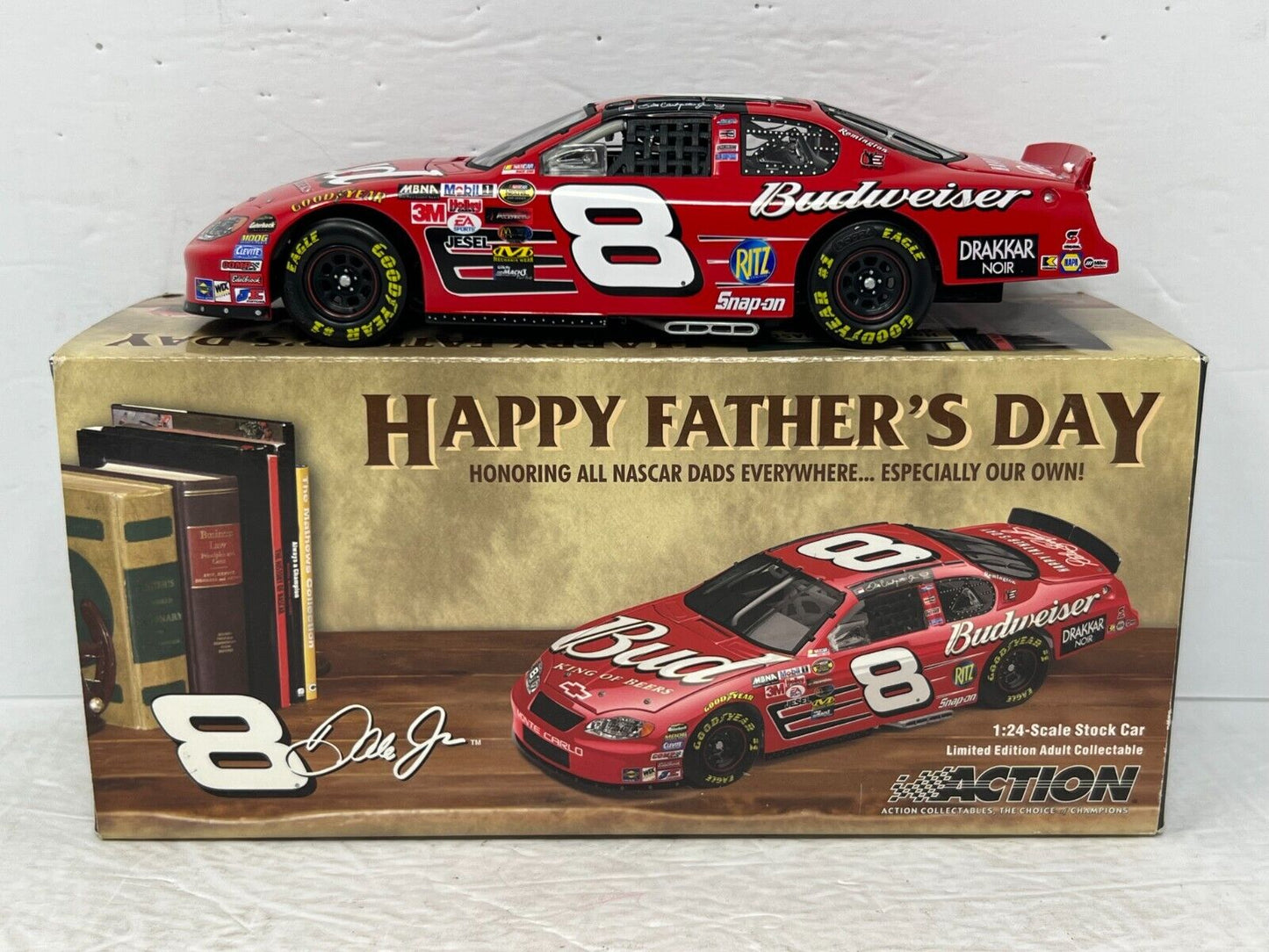 Action Nascar #8 Dale Earnhardt Jr. Bud Father's Day GM Dealers 1:24 Diecast