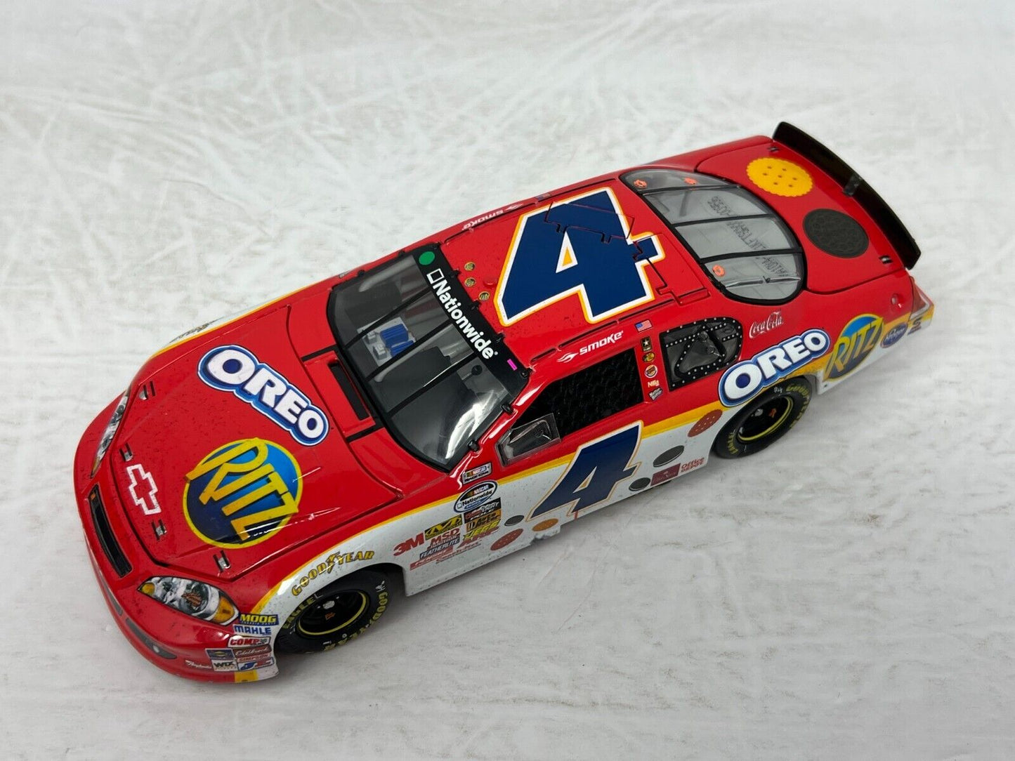 Action Nascar #4 Tony Stewart Oreo Ritz Daytona Win Raced Version 1:24 Diecast