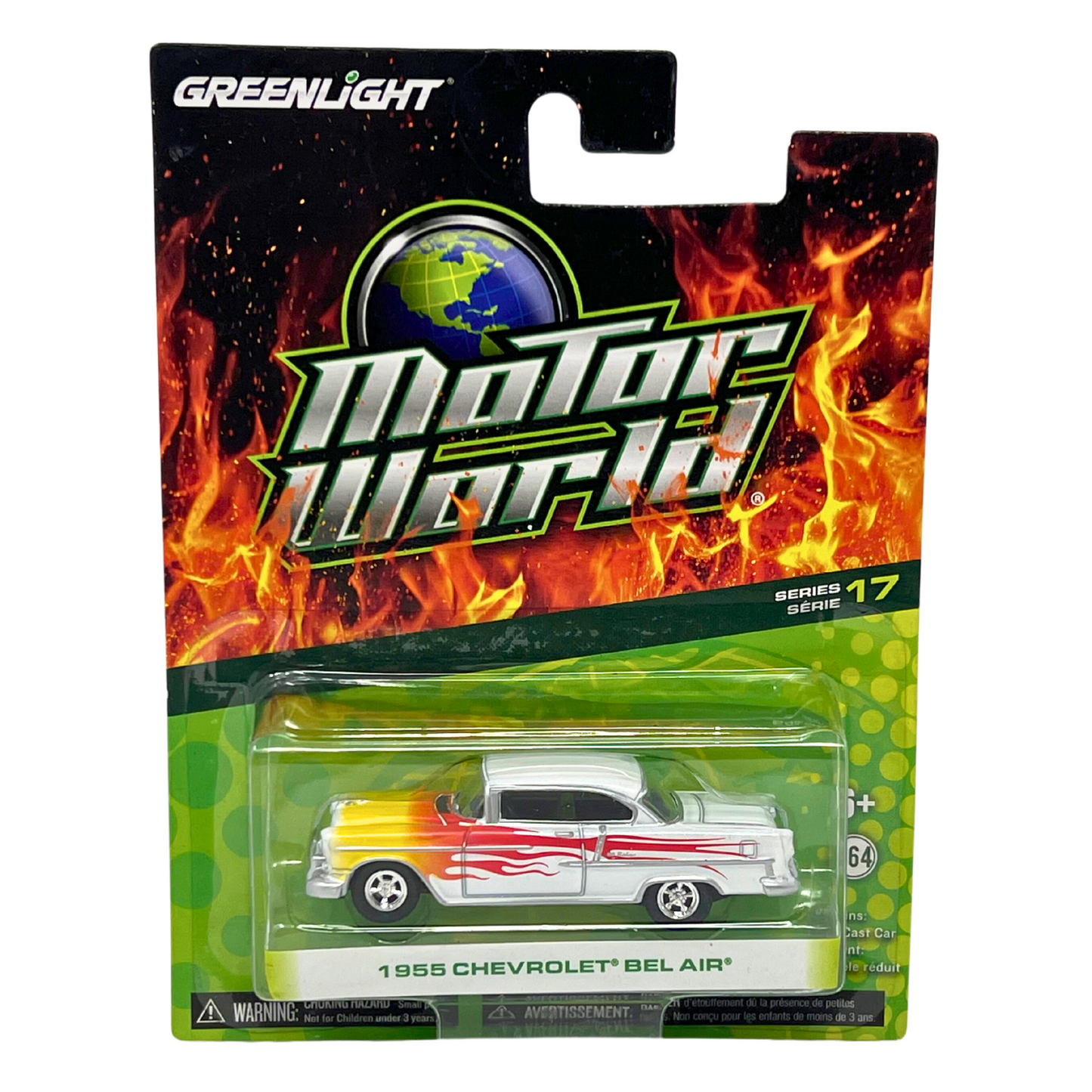 Greenlight Motor World 1955 Chevrolet Bel Air 1:64 Diecast