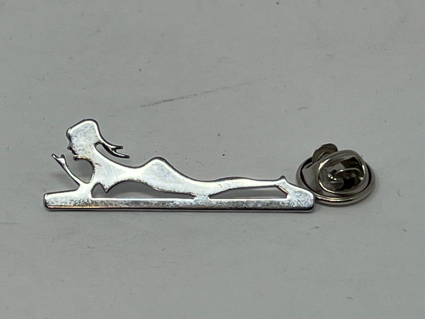 Woman Silhouette Lapel Pin