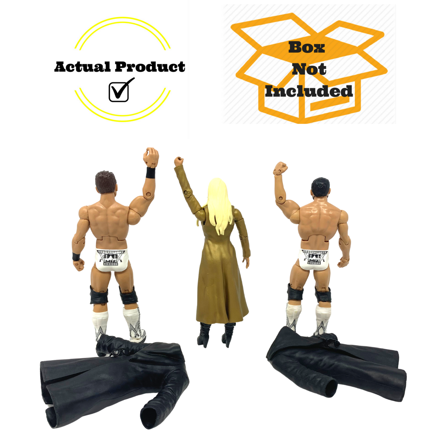 WWE The Miz & Damien Mizdow (Sandow) & Maryse Elite Collection Action Figures