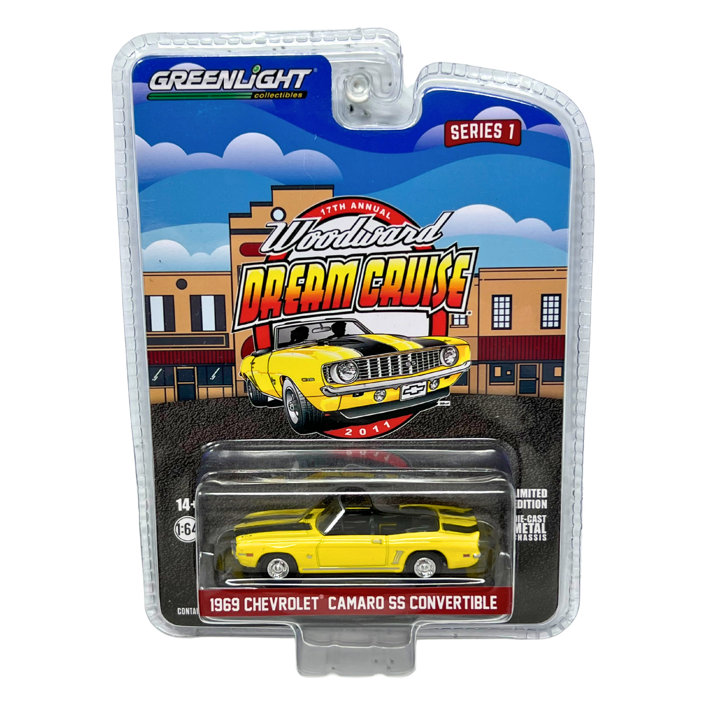 Greenlight Woodward Dream Cruise 69 Chevrolet Camaro SS Convertible 1:64 Diecast