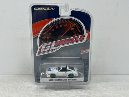 Greenlight GL Muscle 1978 Ford Mustang II King Cobra Green Machine 1:64 Diecast