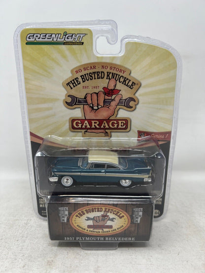 Greenlight The Busted Knuckle Garage 1957 Plymouth Belvedere 1:64 Diecast