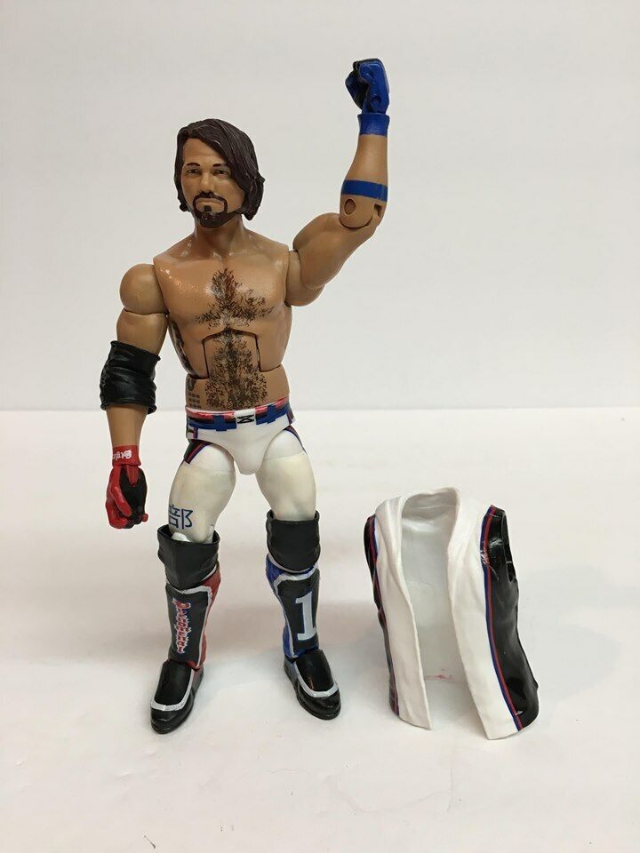 WWE AJ Styles Elite Collection Network Spotlight Wrestling Action Figure