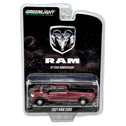 Greenlight Dodge Ram 10 Year Anniversary 2021 Dodge Ram 2500 1:64 Diecast