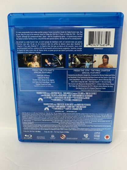 Friday the 13th 2-Movie Collection (Blu-ray, 2013) Horror Good Condition!!!