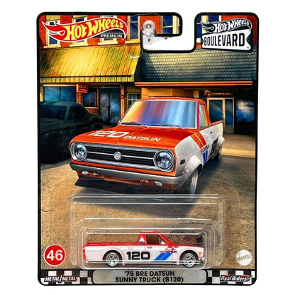 Hot Wheels Premium Boulevard '75 Bre Datsun Sunny Truck (B120) 1:64 Diecast