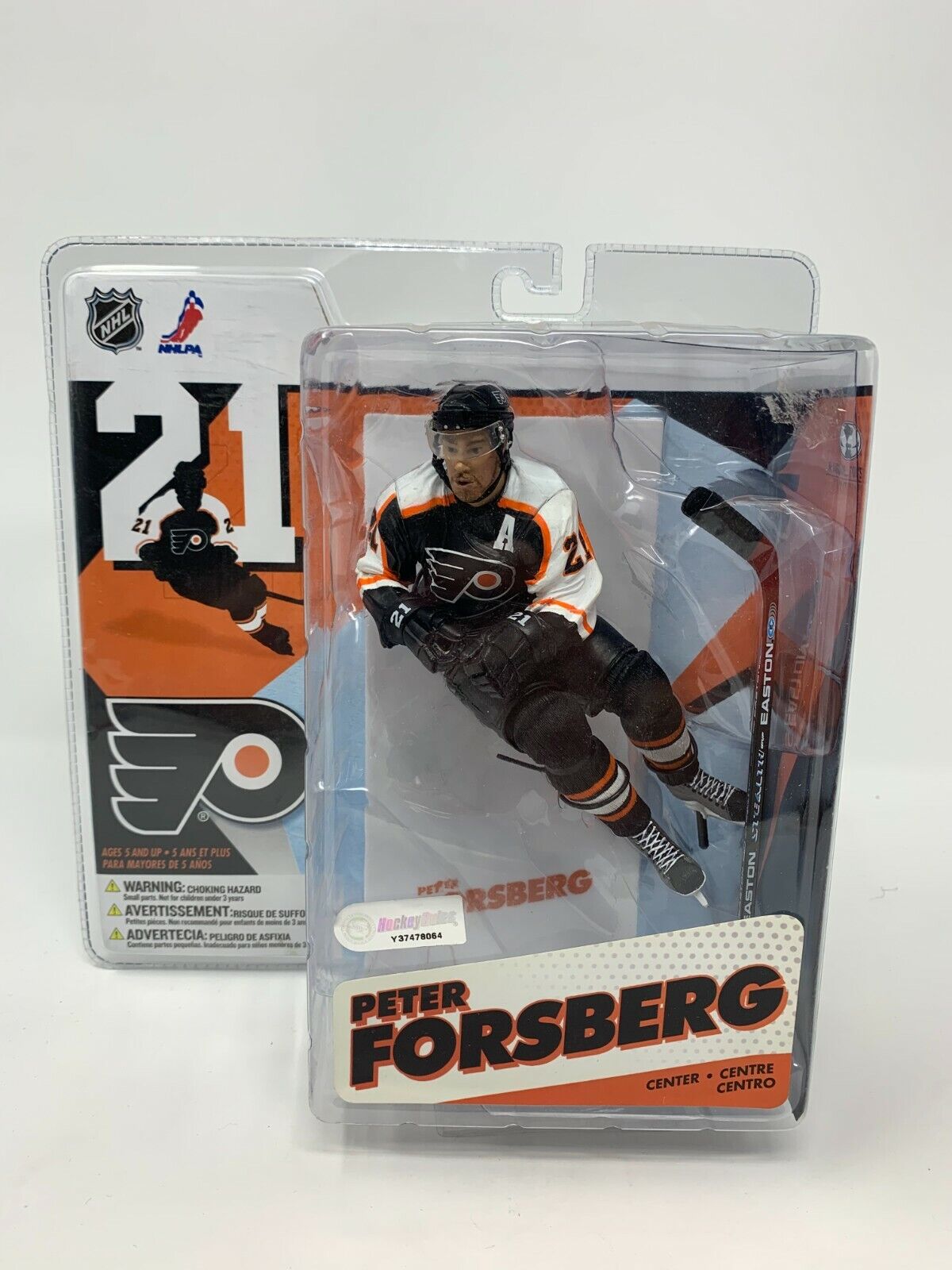 Mcfarlane NHL Peter Forsberg Philadelphia Flyers Black Jersey Series 12 Figure