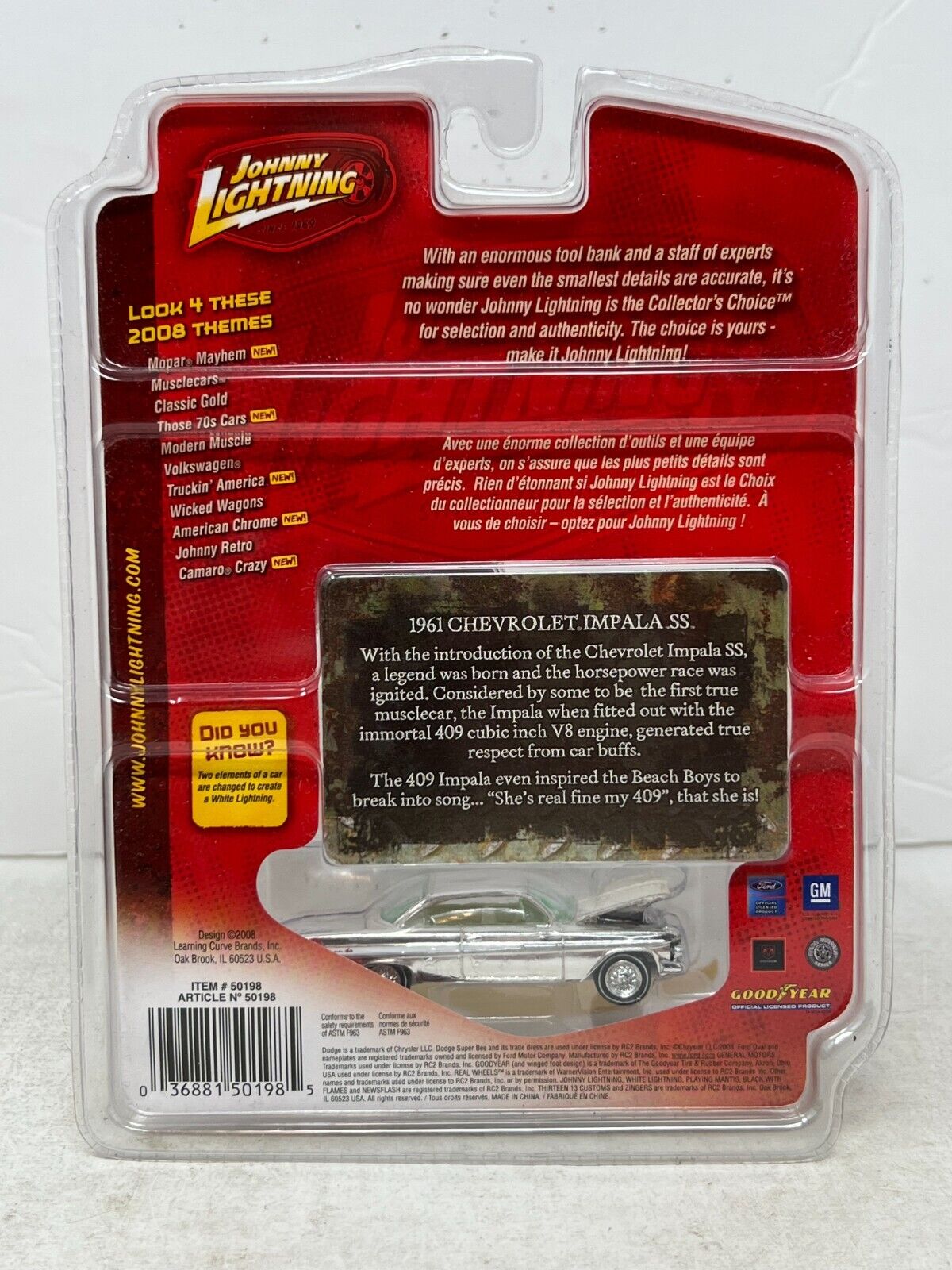 Johnny Lightning Musclecars '61 Chevy Impala SS 1:64 Diecast