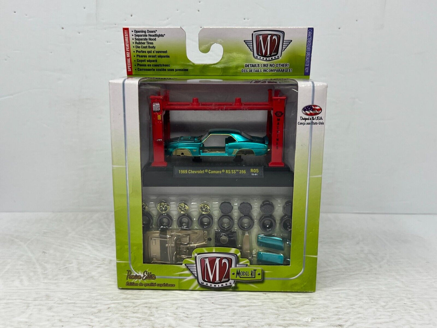 M2 Machines Model-Kit 1969 Chevrolet Camaro RS/SS 396 CHASE 1:64 Diecast