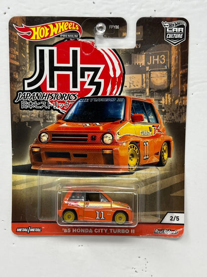 Hot Wheels Premium Japan Historics 3 '85 Honda City Turbo II 1:64 Diecast