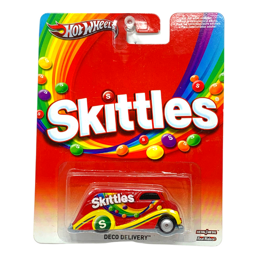 Hot Wheels Skittles Deco Delivery Real Riders 1:64 Diecast
