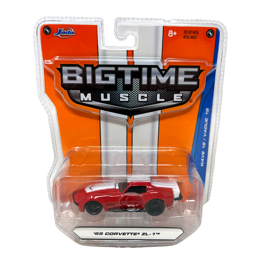 Jada Bigtime Muscle Wave 18 '69 Corvette ZL-1 1:64 Diecast