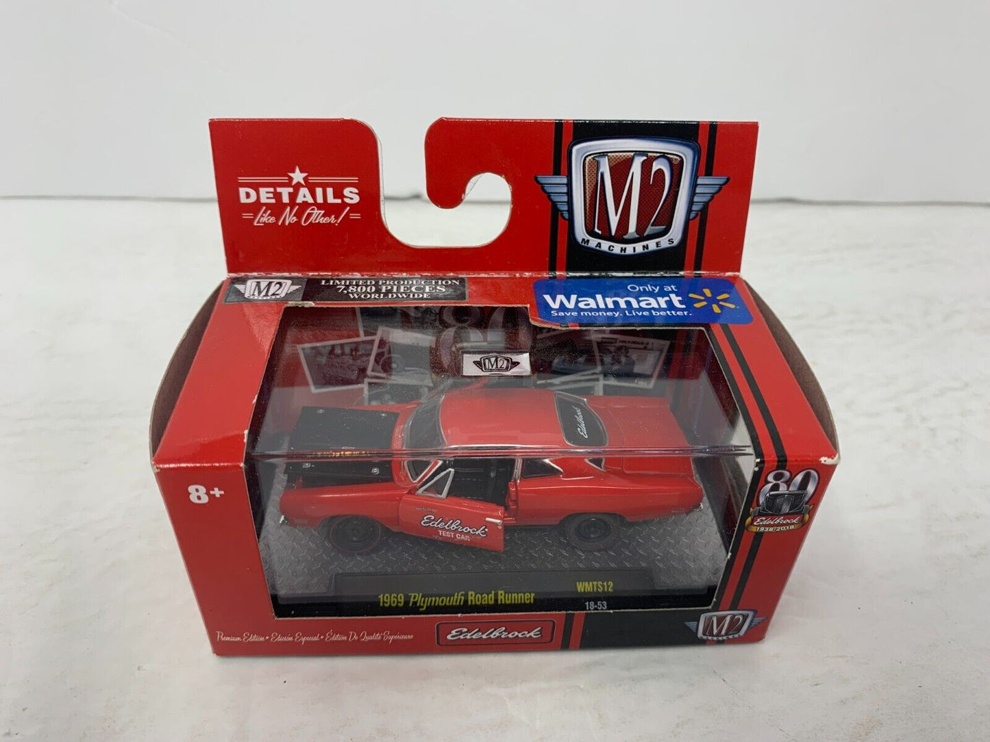 M2 Machines Edelbrock 1969 Plymouth Road Runner WMTS12 1:64 Diecast