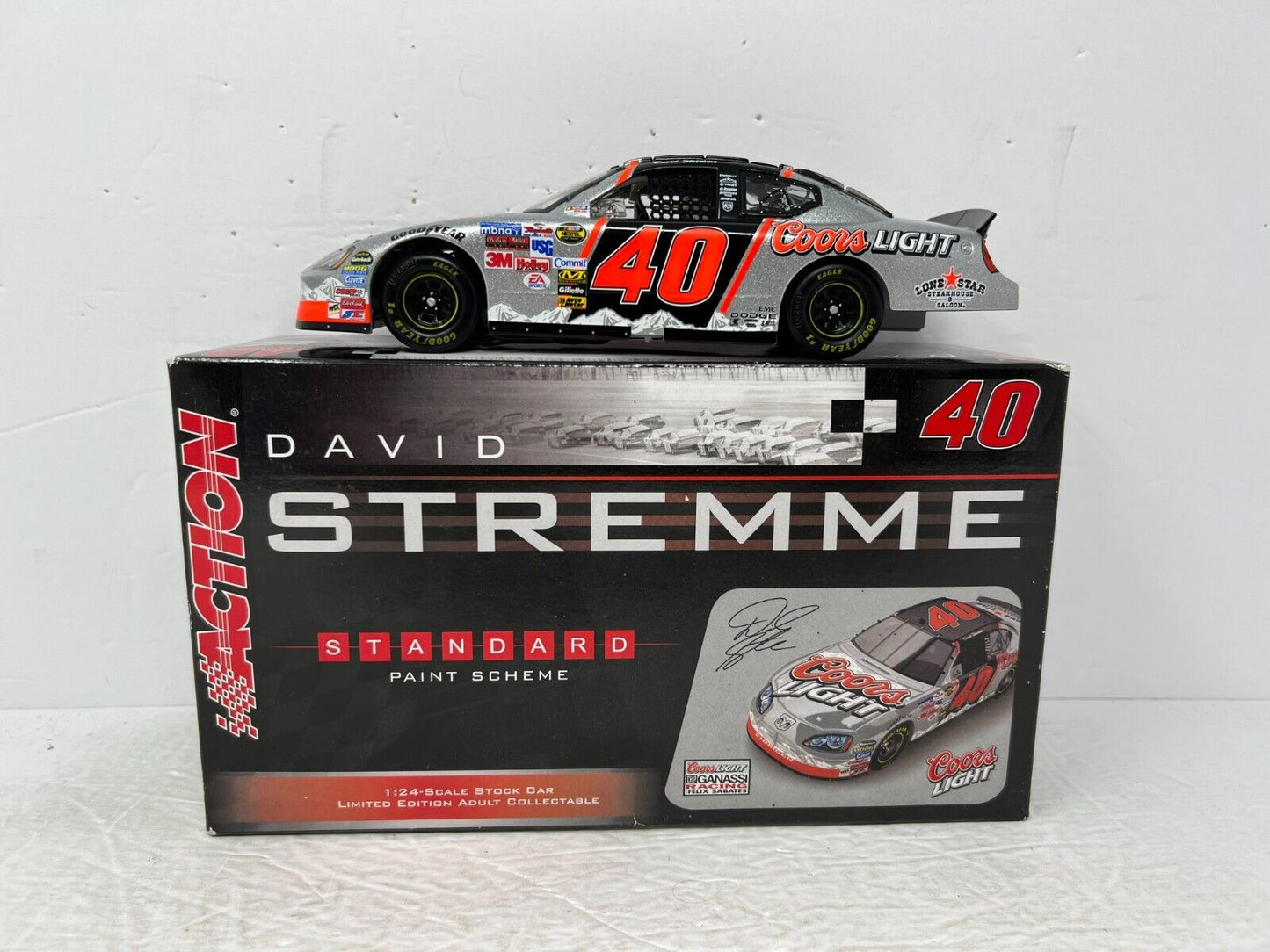 Action Nascar #40 David Stremme Coors Light 2006 Charger 1:24 Diecast