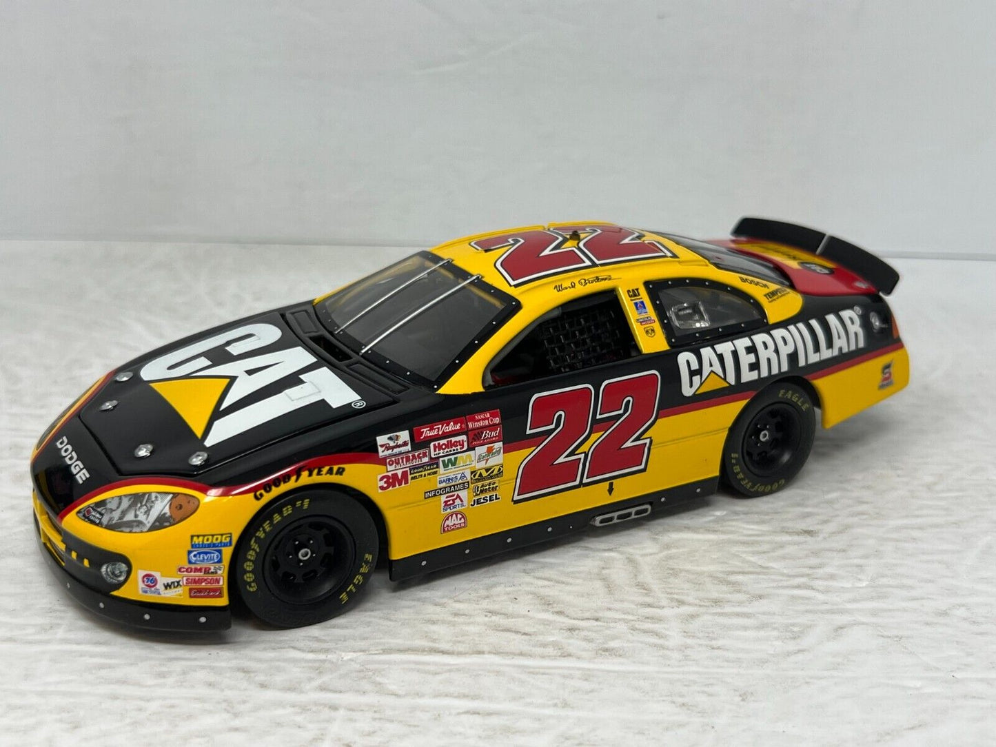 Ertl Racing Champions Nascar #22 Ward Burton Caterpillar Dodge 1:24 Diecast